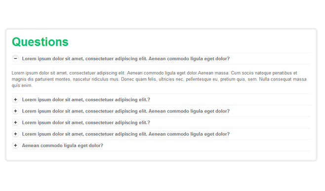 Slide toggle with a simple html mark up and short jquery codes